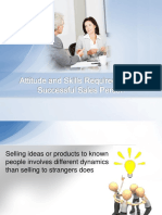 Salesperson Attitude and Skills