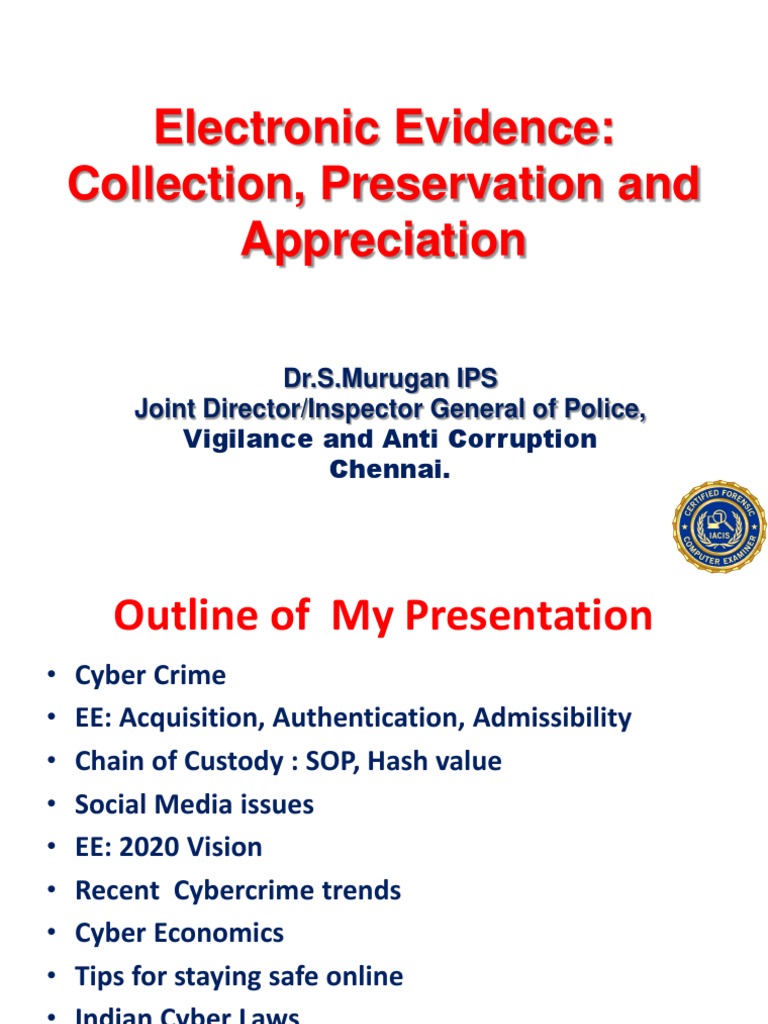 Digital Evidence Collection and Preservation | PDF | Computer Forensics ...