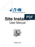 User Manual Fire Site Installer