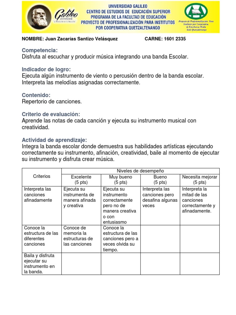 Escala de Rango | PDF