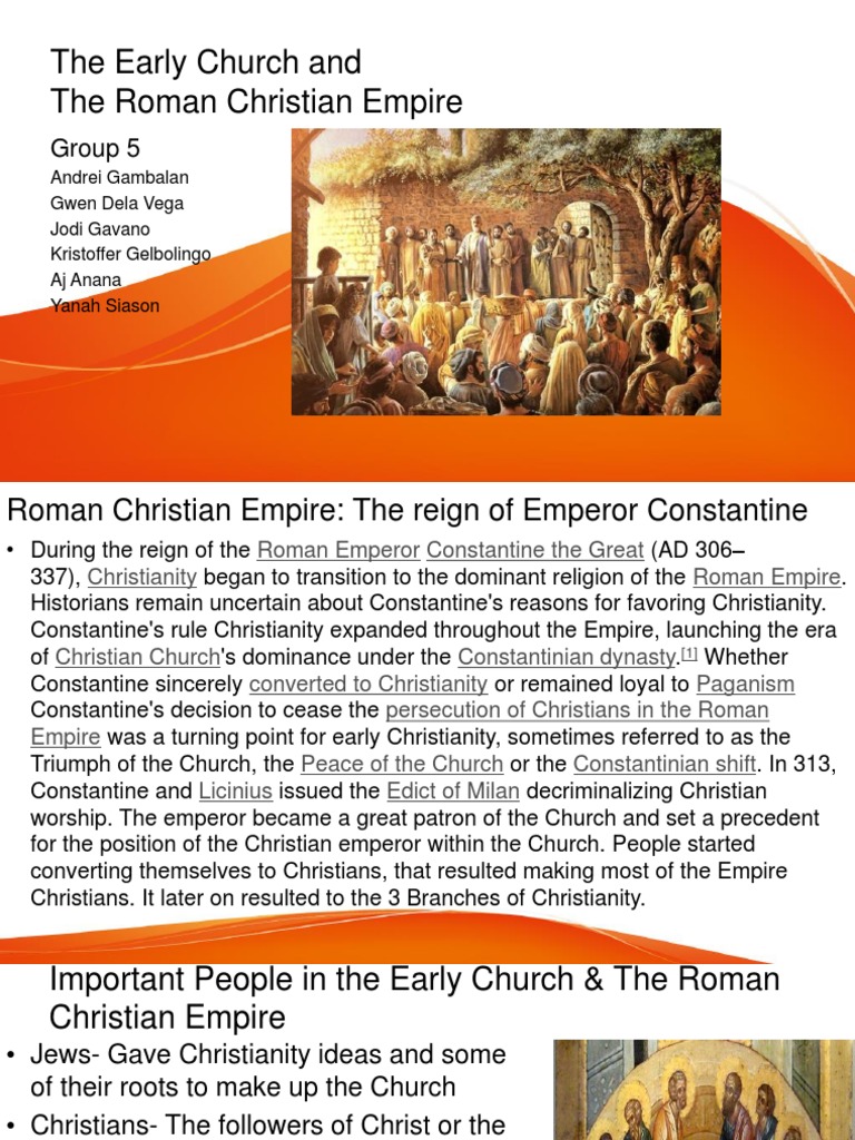 Rise of Christianity in Roman Empire | PDF | Early Christianity | Paul ...