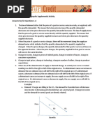 Extra Credit - Supply and Demand Infographic - Answer Key