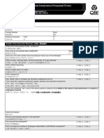 Insurance Form