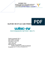 WISC IV Raport Profil Model EXPERT PSY 2017