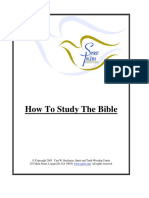 Class HowToStudyTheBible PDF