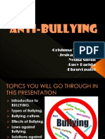 Introduction to the Types, Culture, Effects and Solutions of Bullying