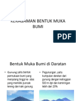 KERAGAMAN BENTUK MUKA BUMI