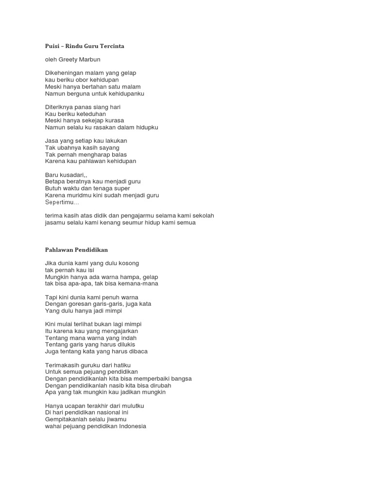 Puisi Docx