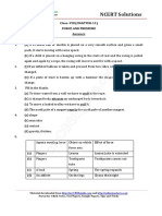 Force and Pressure Chapter Answers