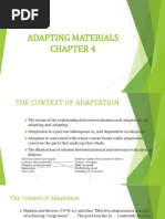 Adapting Materials