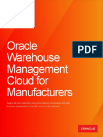 Oracle Warehouse Management Manufacturers WP