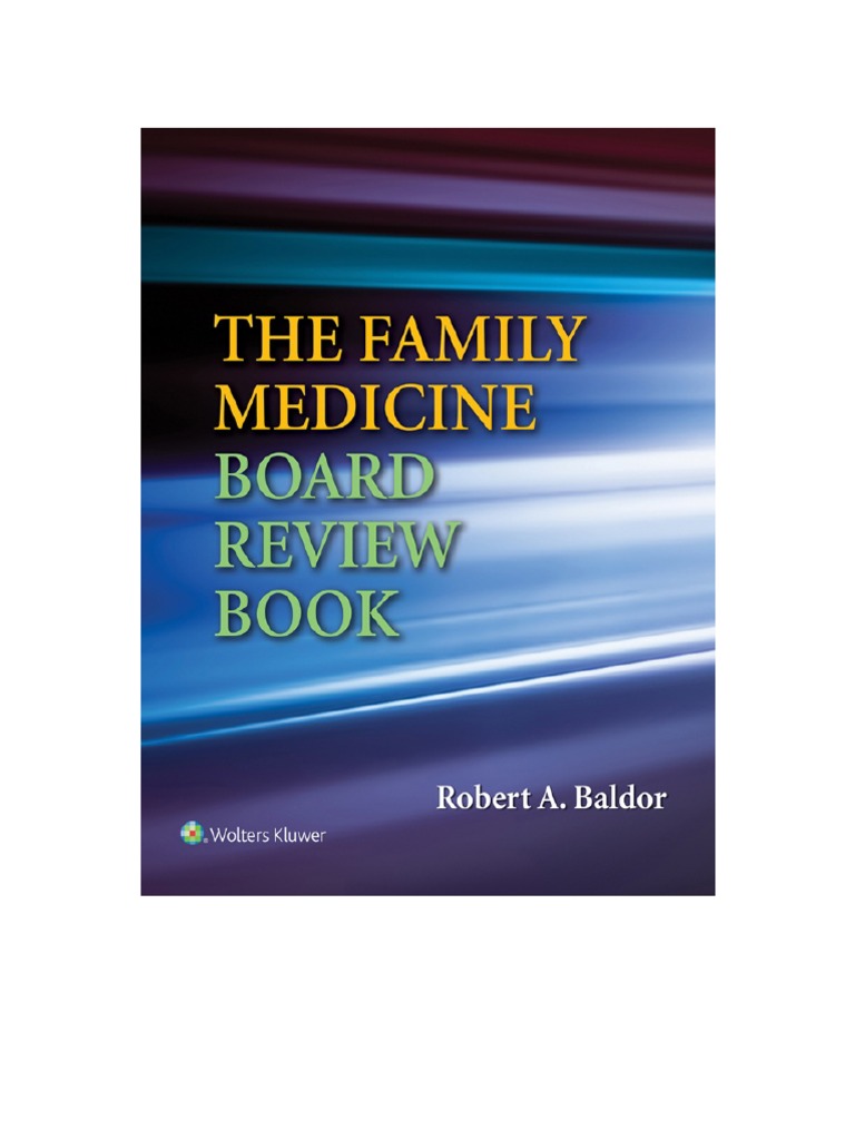 The Family Medicine Board Review Book 2018.pdf Residency (Medicine