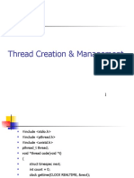 Thread Creation & Management in 40 Characters