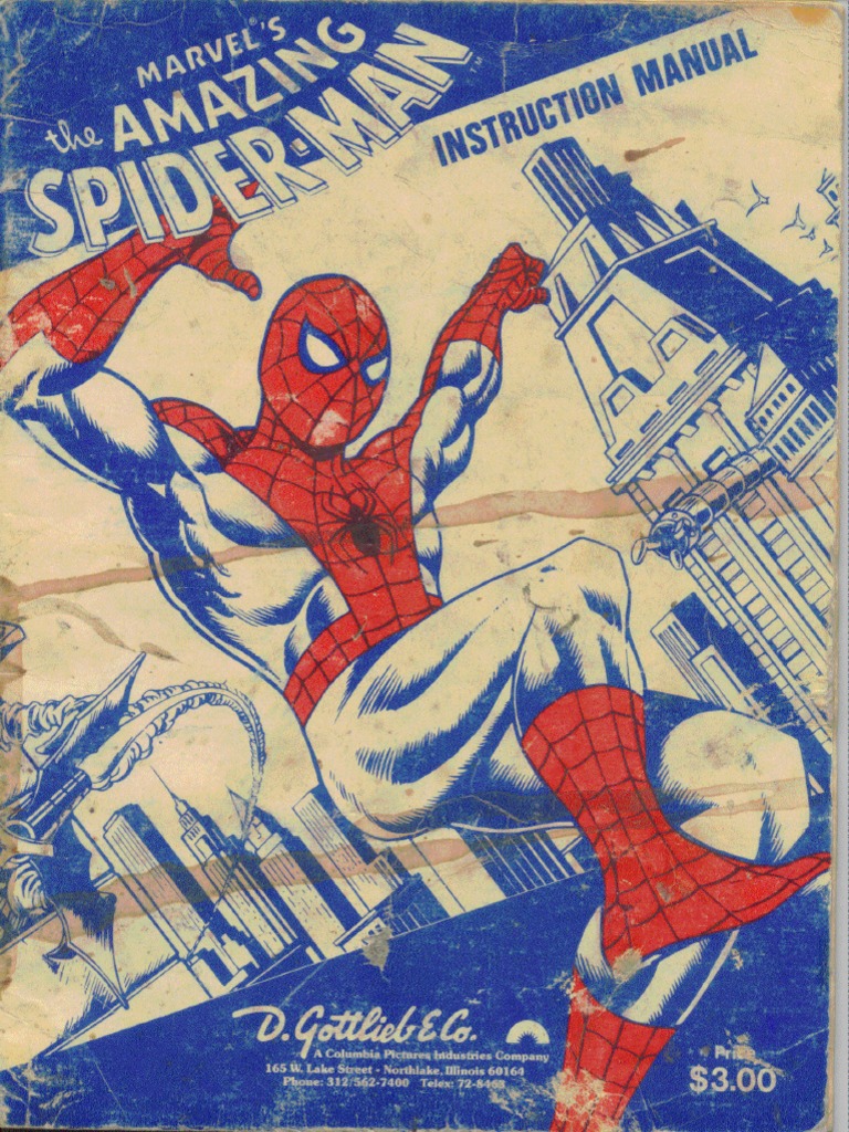 Amazing Spider-Man, The (Gottlieb) (1980) Manual PDF | PDF