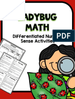 Ladybug Number Sense Activities-Preschool Teacher 101 PDF