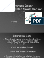 Konsep Dasar Gawat Darurat