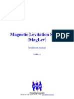 Magnetic Levitation System (Maglev) : Installation Manual