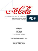 Coke Zero Sample Business Plan