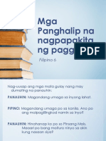 Mga Panghalip Na Nagpapakita NG Paggalang