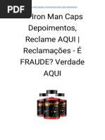 → ATENÇÃO! Iron Man Caps Bula? [NÃO Compre Sem ANTES Ler ISTO é SERIO]