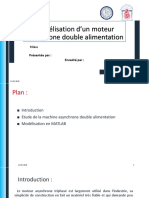 Modélisation D'un Moteur Asynchrone Double Alimentation