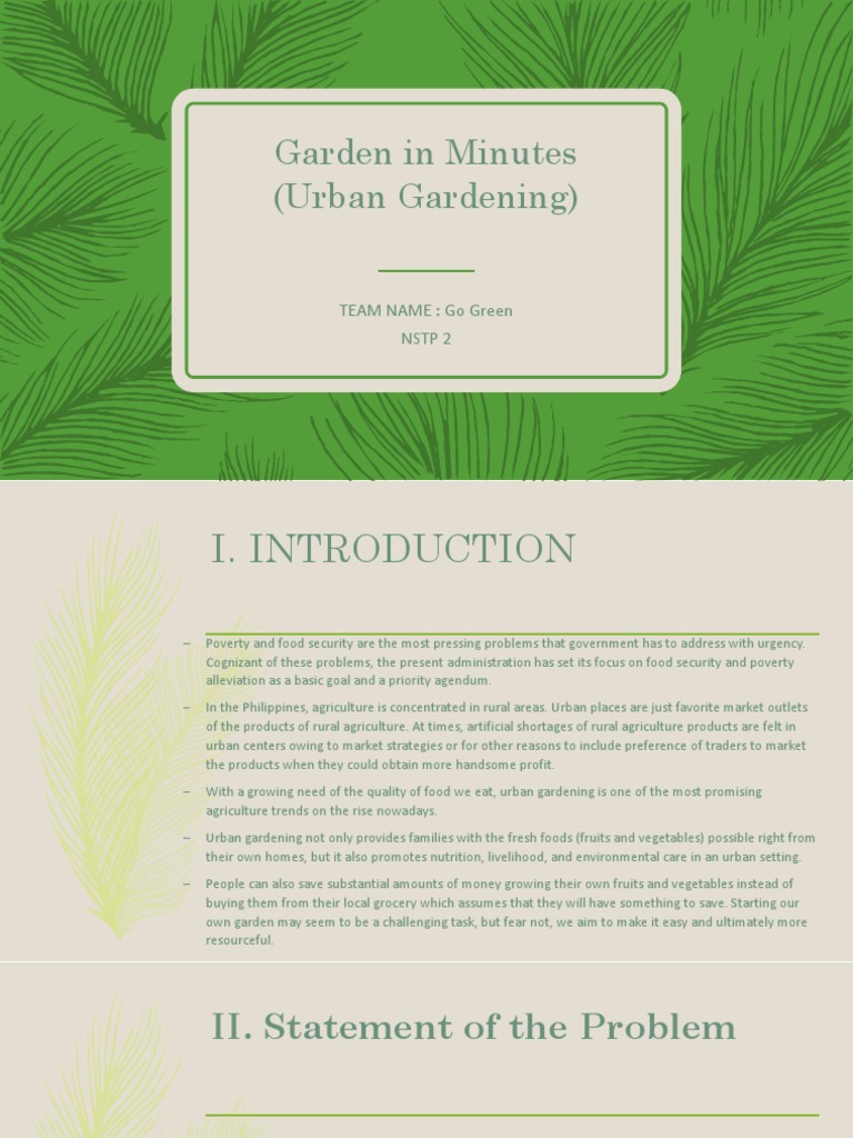 Urban Gardening Made Easy: Quick Guide | PDF | Urban Agriculture | Food ...