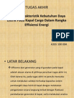 Analisa Karakteristik Kebutuhan Daya Listrik Pada Kapal Cargo Dalam Rangka Effisiensi Energi. Oleh - Novarianto S.