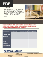 The Evolution of Traditional Media and New Media