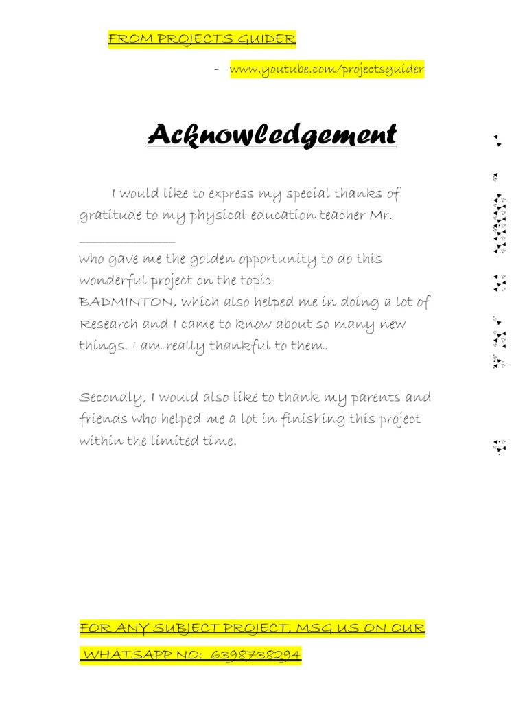 Phy Badminton Project Projects Guider Racquet Sports Athletic Sports