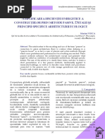 Amplificarea Eficienţei Energetice A Construcţiilor Prin Metode Pasive