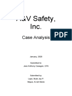 A&V Safety (A Case Study)