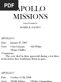Apollo Missions