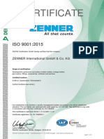 ZENNER ISO9001 - Zenner - Englisch