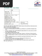 Example The Time Class