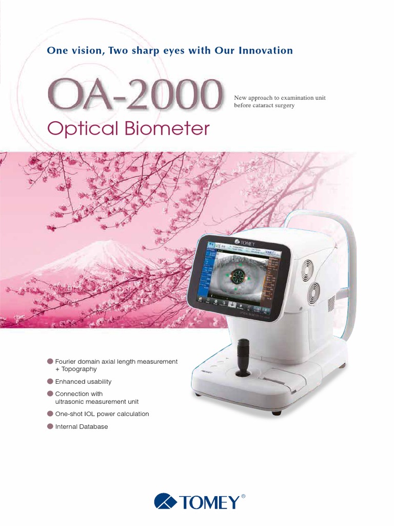 Tomey Oa 00 Optics Science Mathematics