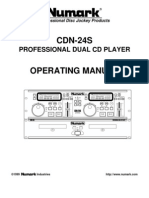 CDN-24S: Professional Dual CD Player