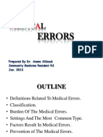 Medical Errors: Causes and Prevention