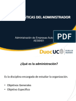 S3 Caracteristicas Del Administrador