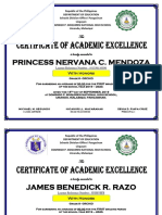 Certificate 2019 - 2020