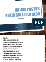 Analisis Postur Kerja RULA Dan REBA Kelompok 3