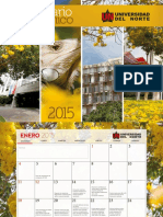 Calendario académico 2015 UNINORTE