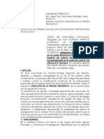 Cesacion de Prision Preventiva Arrasco Carranza Alex