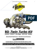 Dodge Twin Turbo Kit Installation Instructions