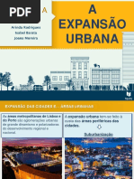 A expansão urbana.ppt