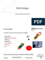 Medição de dimensões com instrumentos como paquímetro e micrômetro
