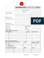 Employment Form-Revised