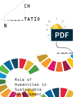 Research Paper PPT - Humanities and SDGs