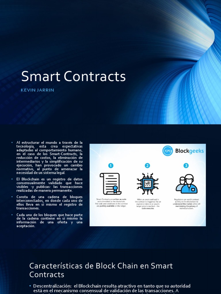 Características y Desafíos de Smart Contracts | PDF | Patentar ...