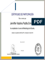 Certificado - de - Participacion Metodologia PDF