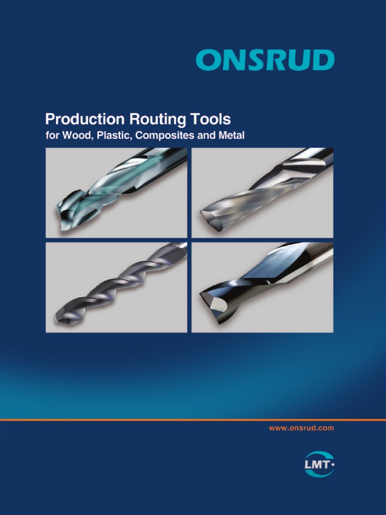 Onsrud Router Bit Catalog | PDF | Plastic | Industrial Processes